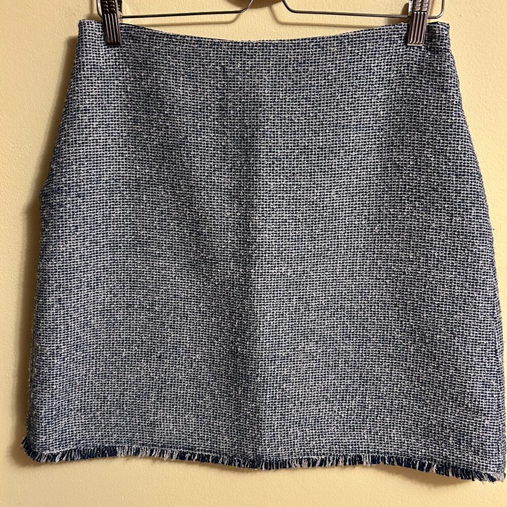 Banana Tweed fringe skirt